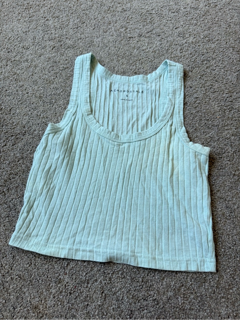 Aqua blue tank top